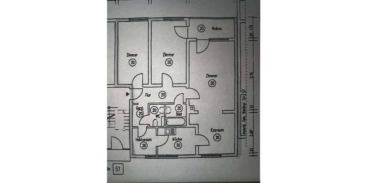 Etagenwohnung Murrhardt - 3.5 Zimmer, 86 m&sup2;, 206.000&euro; | Angebot:25625470