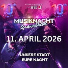 Musiknacht Kornwestheim 2026 11.04.2026 Applaus