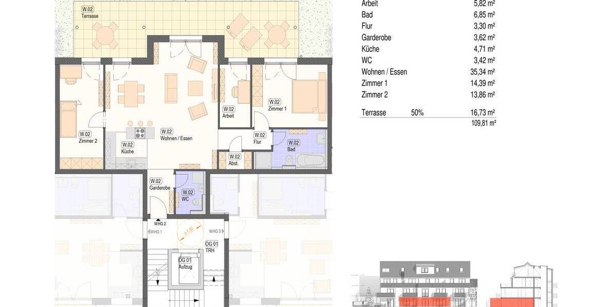 Etagenwohnung Nürtingen / Neckarhausen Neckarhausen - 3 Zimmer, 79 m&sup2;, 518.000&euro; | Angebot:25680015