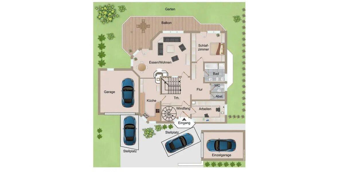 Maisonettenwohnung Neckarwestheim - 6 Zimmer, 190 m&sup2;, 2.450&euro; | Angebot:25973464