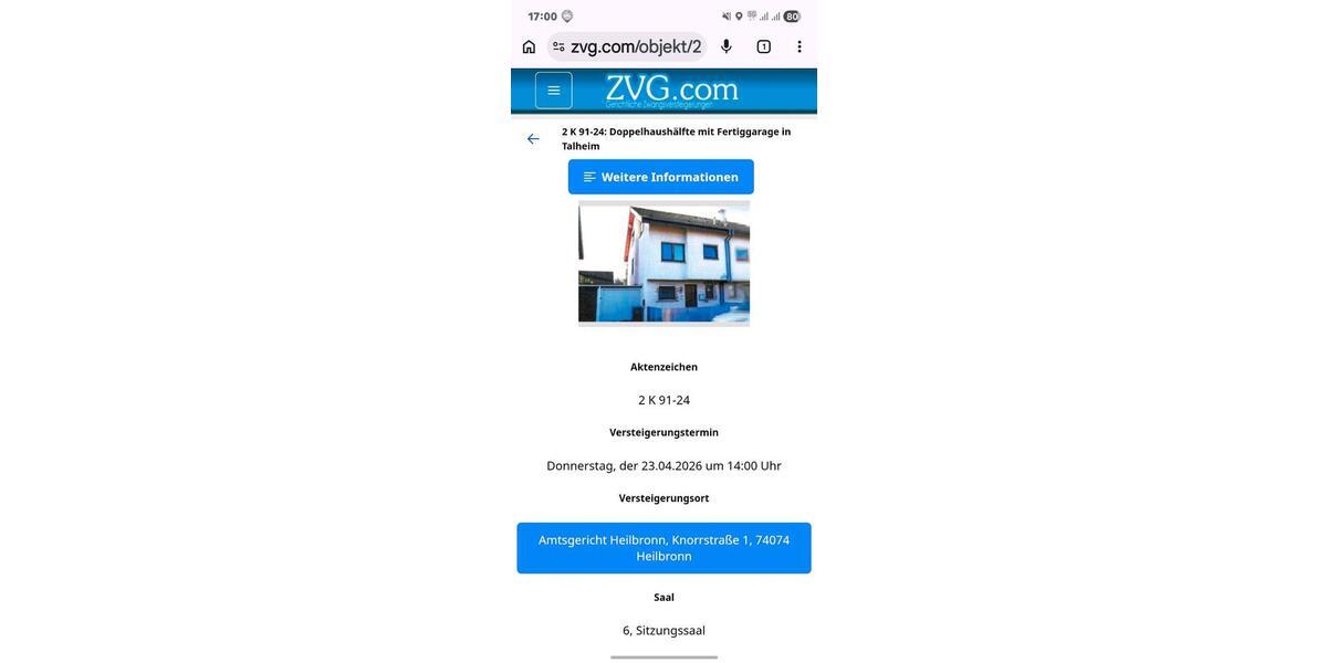 Doppelhaushälfte Talheim - 6 Zimmer, 142 m&sup2;, 348.000&euro; | Angebot:24850327