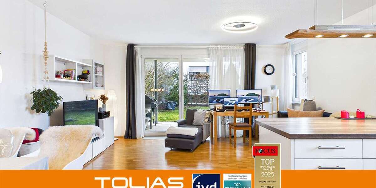 Etagenwohnung Stuttgart Feuerbach - 2 Zimmer, 59 m&sup2;, 299.000&euro; | Angebot:27272215
