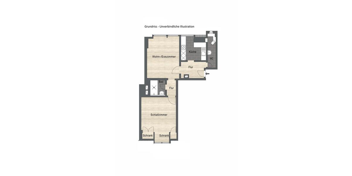 Dachgeschoßwohnung Stuttgart - 2 Zimmer, 65 m&sup2;, 1.450&euro; | Angebot:25444740
