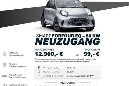 Smart forFour 27.800 km 12.900 &euro; Ebersbach an der Fils 73061