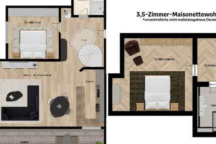 Wohnung Filderstadt - 3.5 Zimmer, 76 m&sup2;, 299.000&euro; | Angebot:25196556
