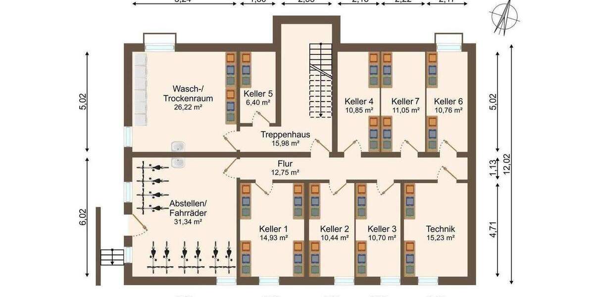 Etagenwohnung Ingersheim Großingersheim - 3 Zimmer, 67 m&sup2;, 328.000&euro; | Angebot:25784597