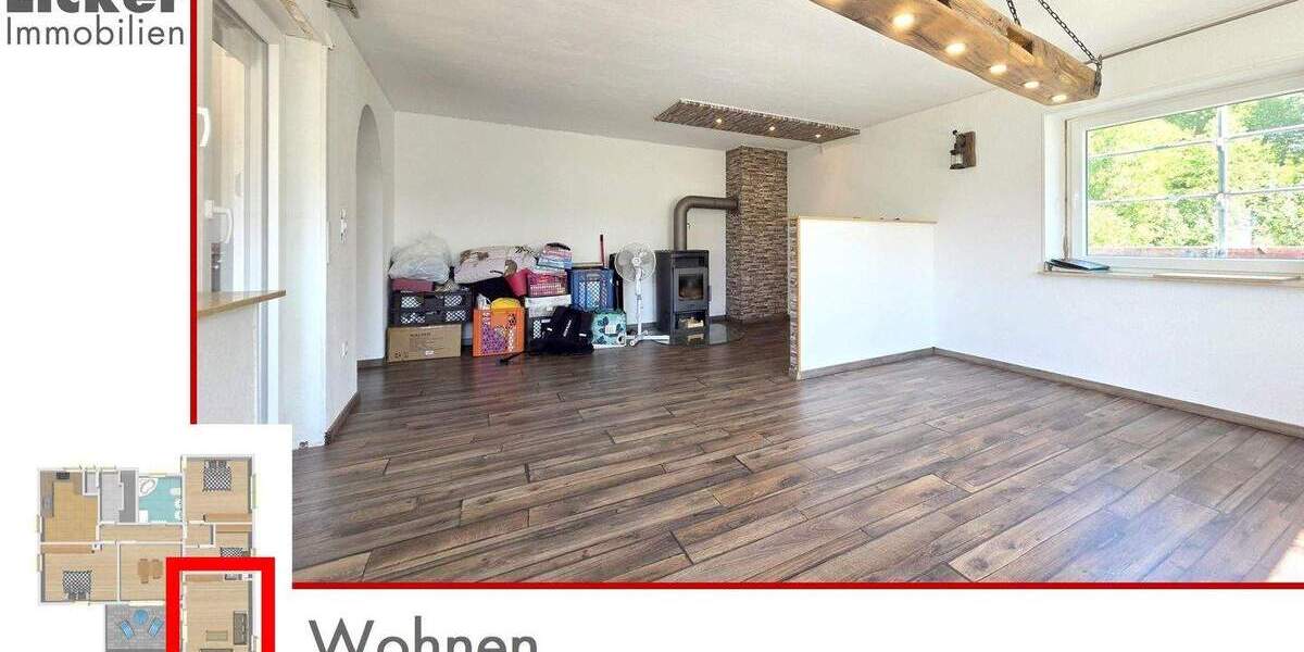 Etagenwohnung Auenwald Unterbrüden - 4 Zimmer, 118 m&sup2;, 297.000&euro; | Angebot:25773324