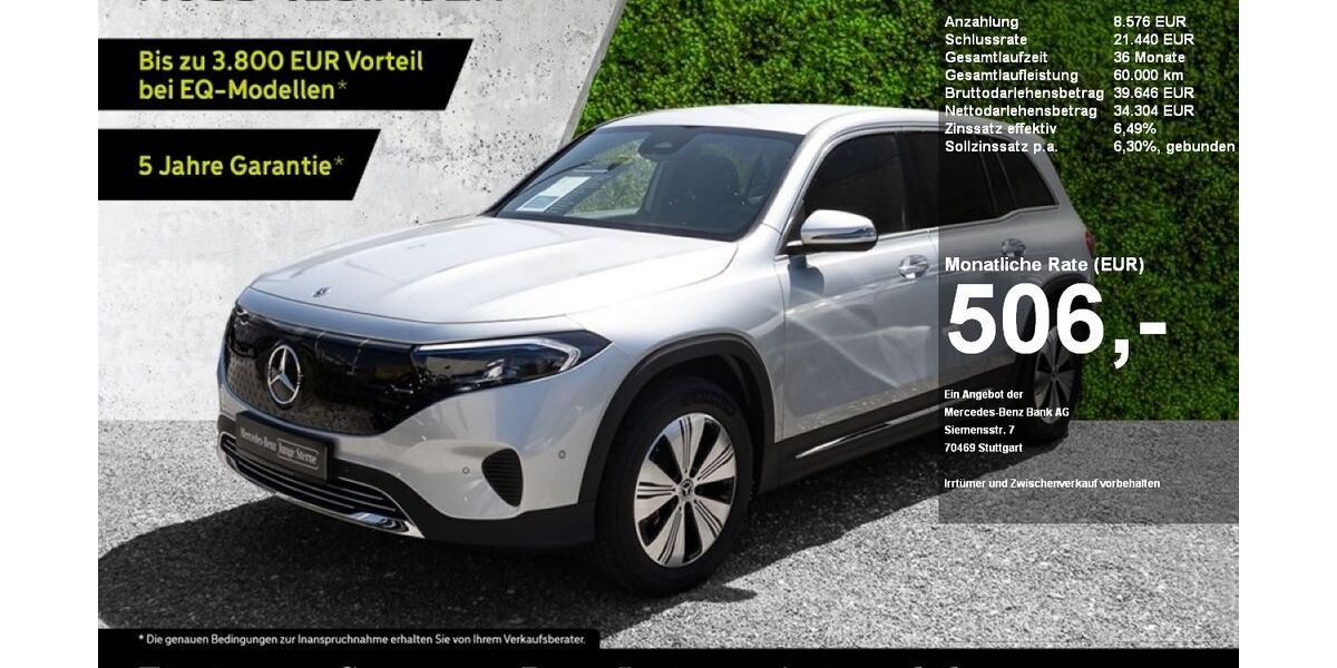 Mercedes-Benz EQB 9.550 km 41.980 &euro; Esslingen 73730