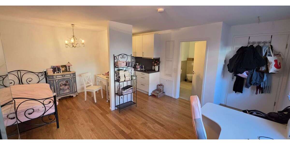 Etagenwohnung Stuttgart Luginsland - 1 Zimmer, 31 m&sup2;, 600&euro; | Angebot:26044205