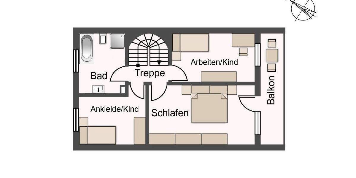 Reihenmittelhaus Waiblingen - 7 Zimmer, 149 m&sup2;, 650.000&euro; | Angebot:26798725