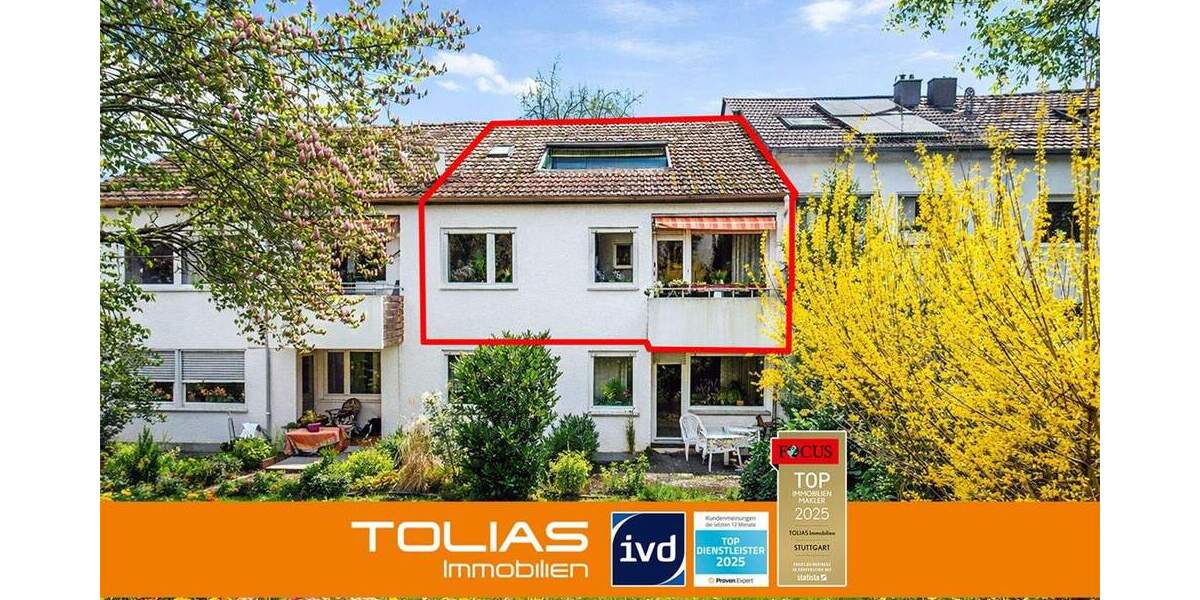 Etagenwohnung Stuttgart Bad Cannstatt - 4 Zimmer, 108 m&sup2;, 365.000&euro; | Angebot:25671744