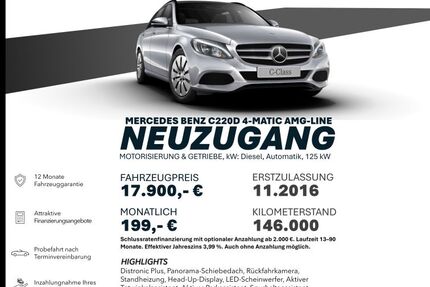 Mercedes-Benz C 220 146.000 km 17.900 &euro; Ebersbach an der Fils 73061