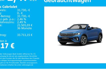 VW T-Roc 23.257 km 30.930 &euro; Stuttgart-Wangen 70188