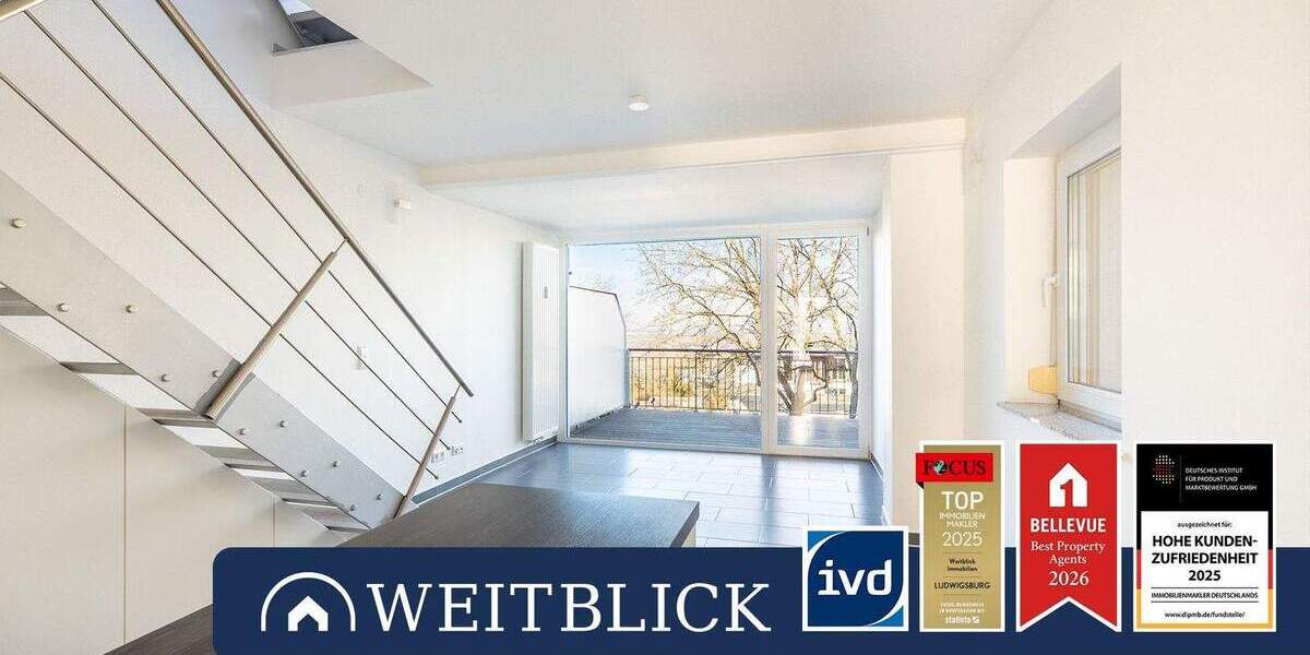 Etagenwohnung Gerlingen - 2 Zimmer, 70 m&sup2;, 375.000&euro; | Angebot:25742443