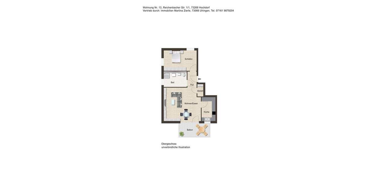 Etagenwohnung Hochdorf - 2 Zimmer, 78 m&sup2;, 379.000&euro; | Angebot:25738573