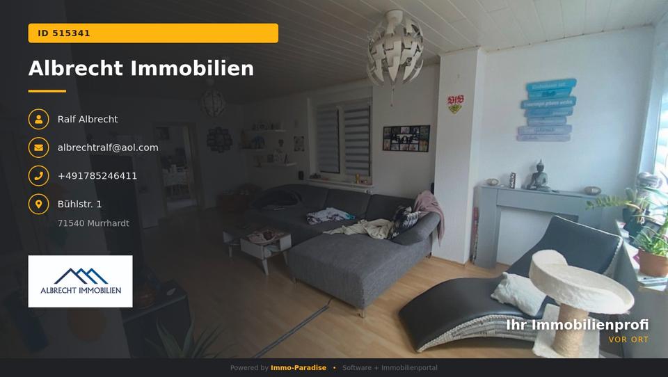 Erdgeschoßwohnung Murrhardt - 5 Zimmer, 159 m&sup2;, 1.520&euro; | Angebot:26589352