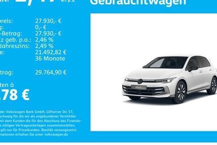 VW Golf 25.666 km 27.630 &euro; Stuttgart-Wangen 70188