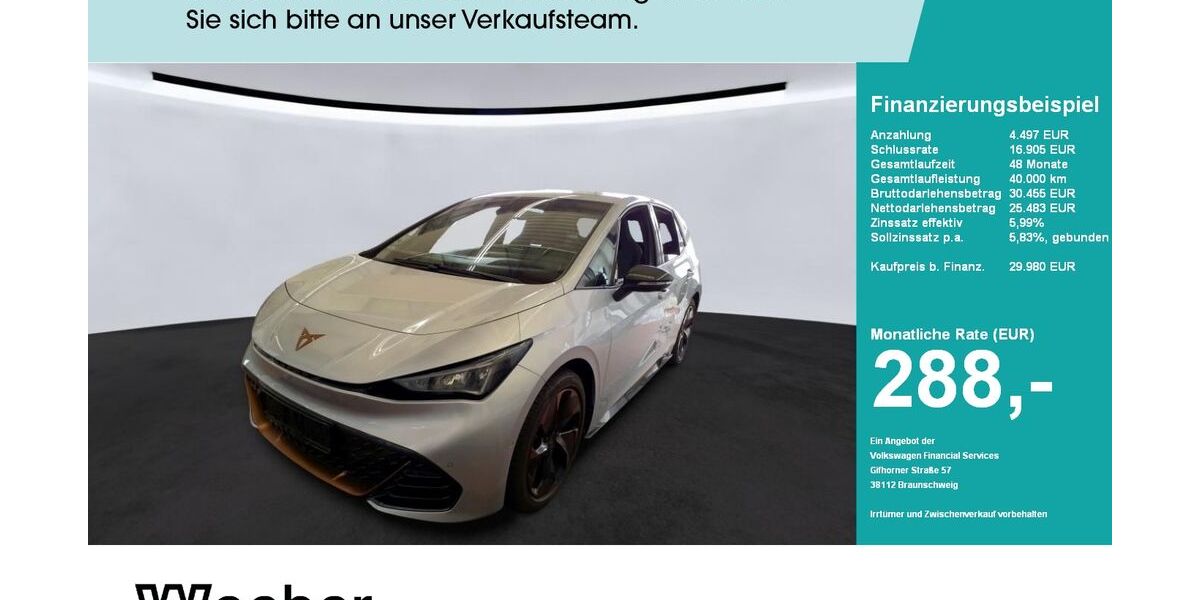 Cupra Born 5.081 km 29.979 &euro; Leonberg 71229
