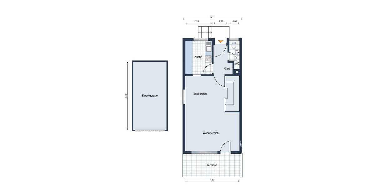 Doppelhaushälfte Freiberg am Neckar Beihingen - 4 Zimmer, 89 m&sup2;, 348.000&euro; | Angebot:25995959