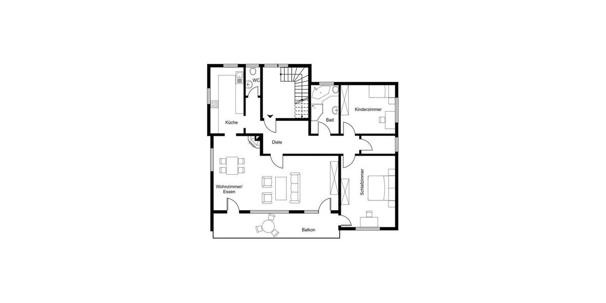 Etagenwohnung Böblingen - 4 Zimmer, 122 m&sup2;, 497.000&euro; | Angebot:25726621