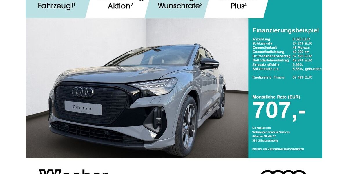 Audi Q4 e-tron 1.999 km 57.499 &euro; Leonberg 71229