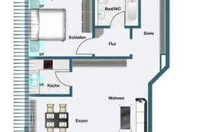 2,5 Zimmerwohnung zu vermieten - 2.5 Leonberg Höfingen | Angebot:26003896