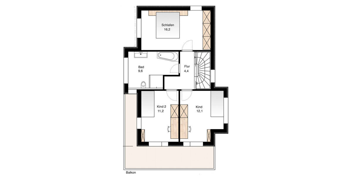 Einfamilienhaus Stuttgart / Botnang Botnang - 6 Zimmer, 168 m&sup2;, 1.259.370&euro; | Angebot:26568919