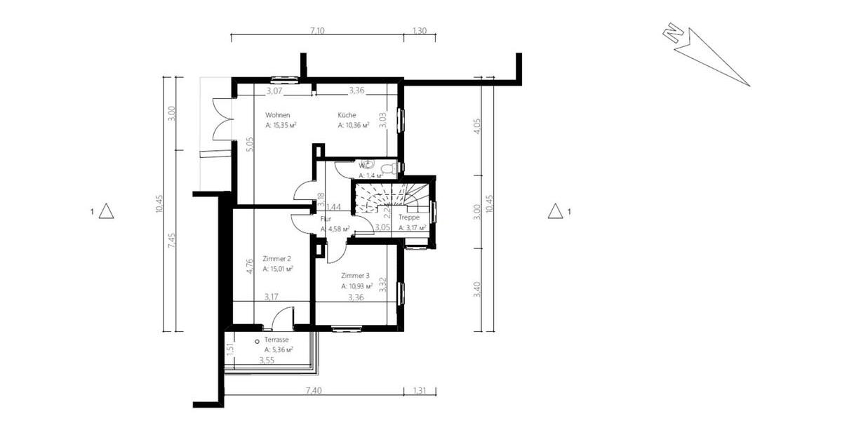 Einfamilienhaus Freiberg am Neckar - 6 Zimmer, 117 m&sup2;, 405.000&euro; | Angebot:20007748