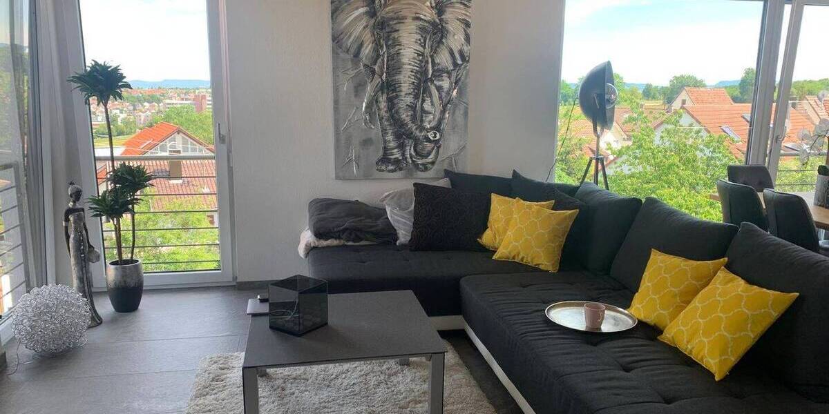 Etagenwohnung Filderstadt Plattenhardt - 2 Zimmer, 62 m&sup2;, 1.000&euro; | Angebot:26037475