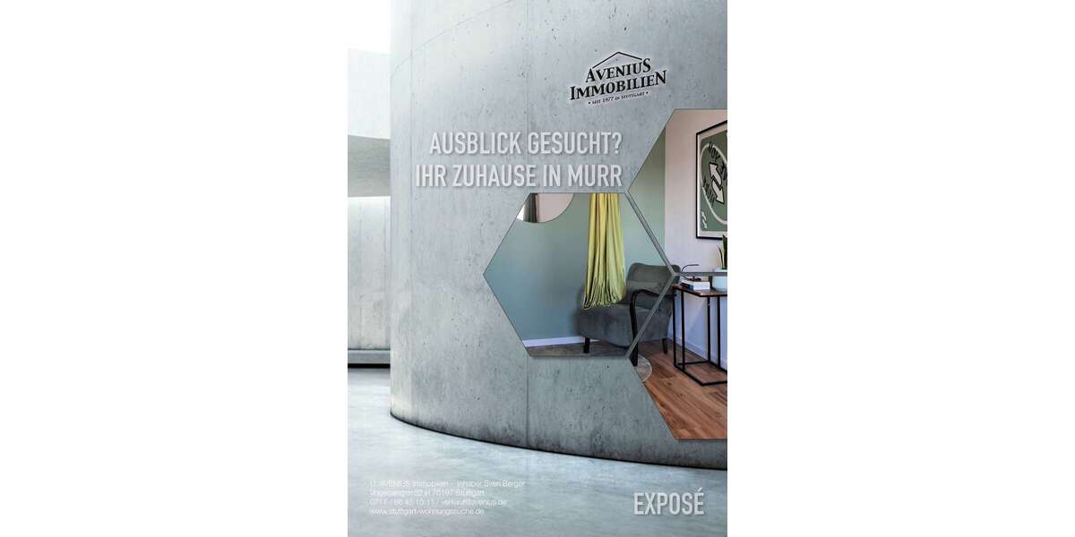 Etagenwohnung Murr - 3.5 Zimmer, 86 m&sup2;, 1.050&euro; | Angebot:27110662