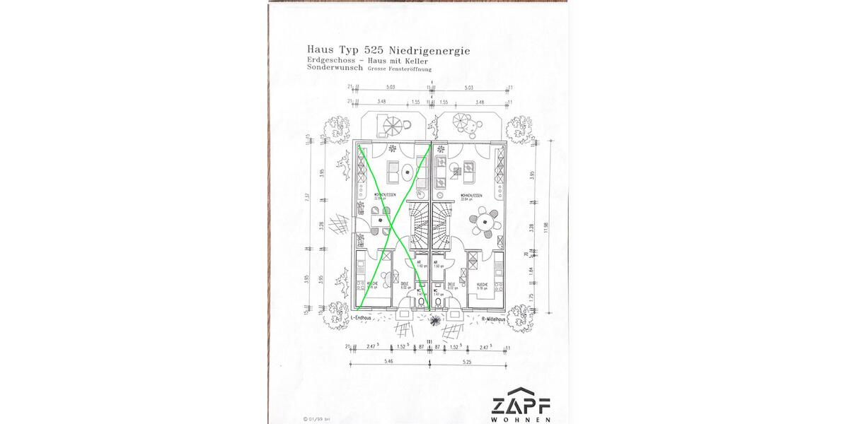 Reihenhaus Uhingen - 4 Zimmer, 132 m&sup2;, 489.000&euro; | Angebot:26400267