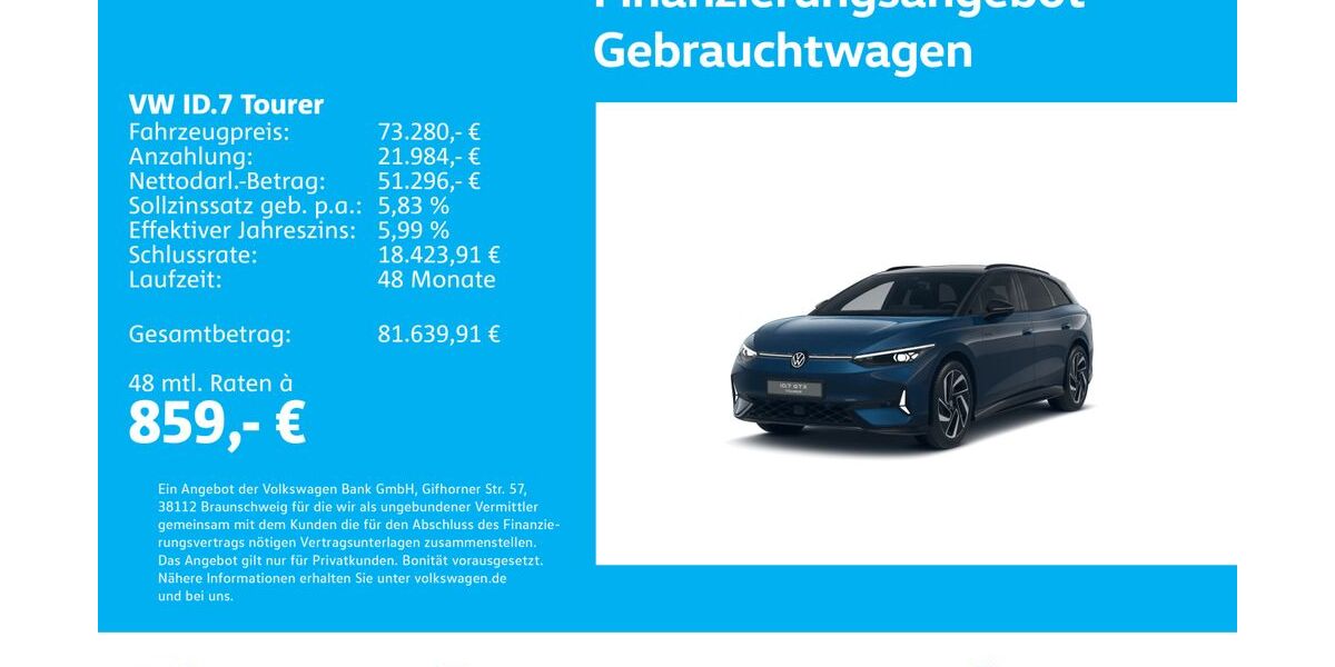 VW ID.7 18.143 km 51.430 &euro; Stuttgart-Wangen 70188