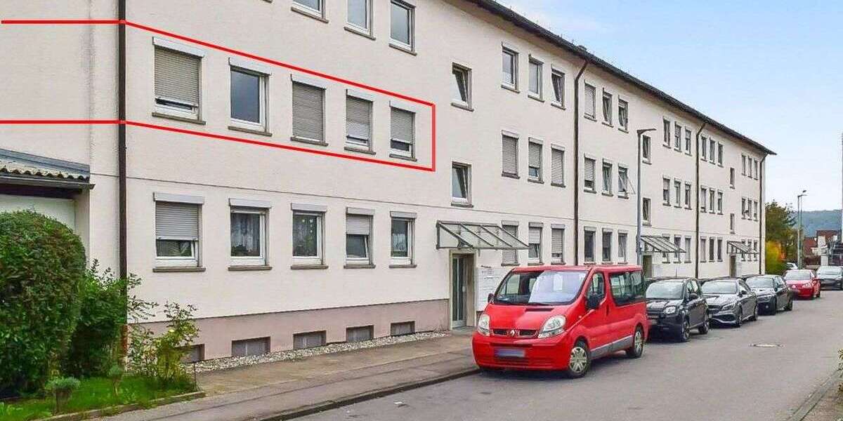 Etagenwohnung Leonberg - 3 Zimmer, 51 m&sup2;, 175.000&euro; | Angebot:23290205