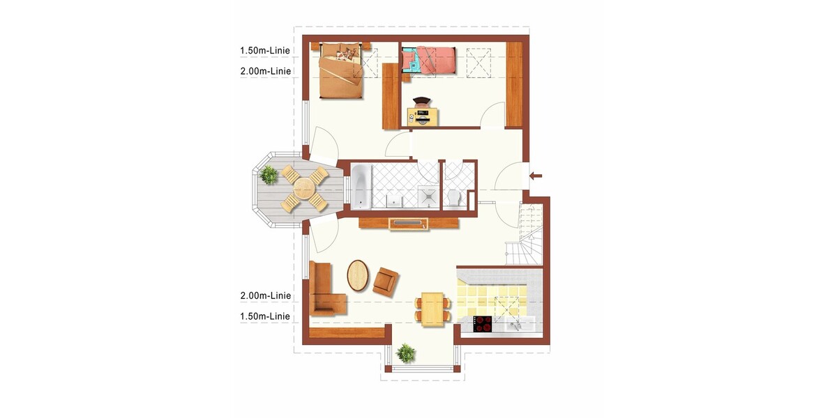 Lichtdurchflutete DG-Wohnung mit Galerie - Loft - Studio - Atelier Stuttgart Plieningen | Angebot:25432892