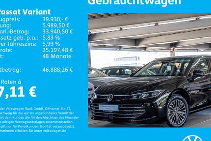 VW Passat Variant 1.505 km 39.430 &euro; Stuttgart-Wangen 70188