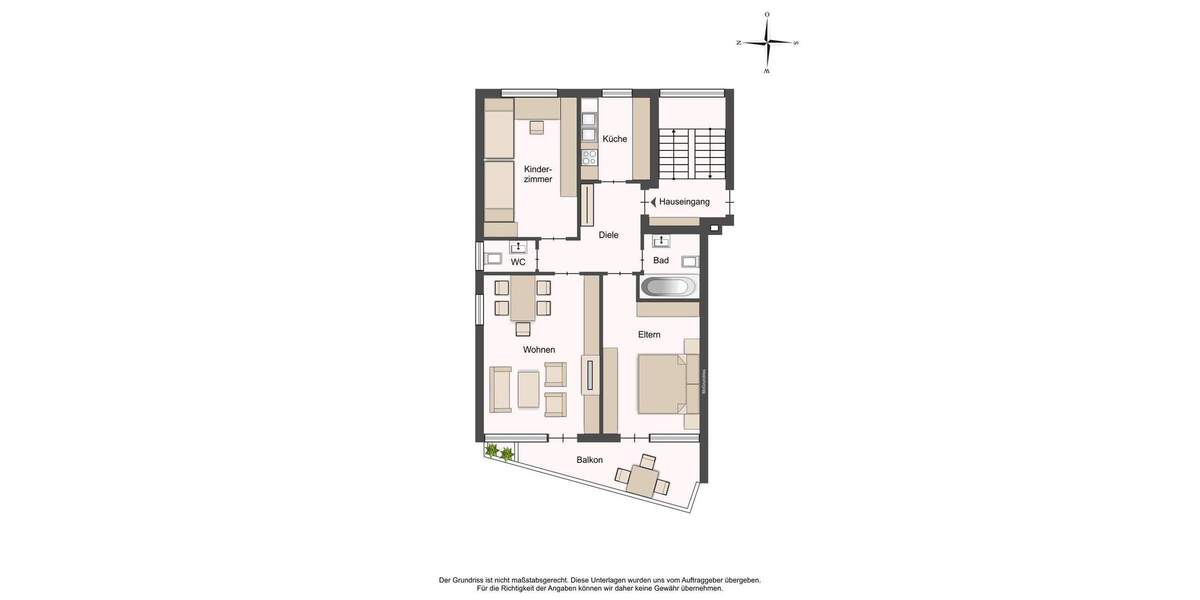 Etagenwohnung Stuttgart Feuerbach - 3 Zimmer, 70 m&sup2;, 298.000&euro; | Angebot:25749375