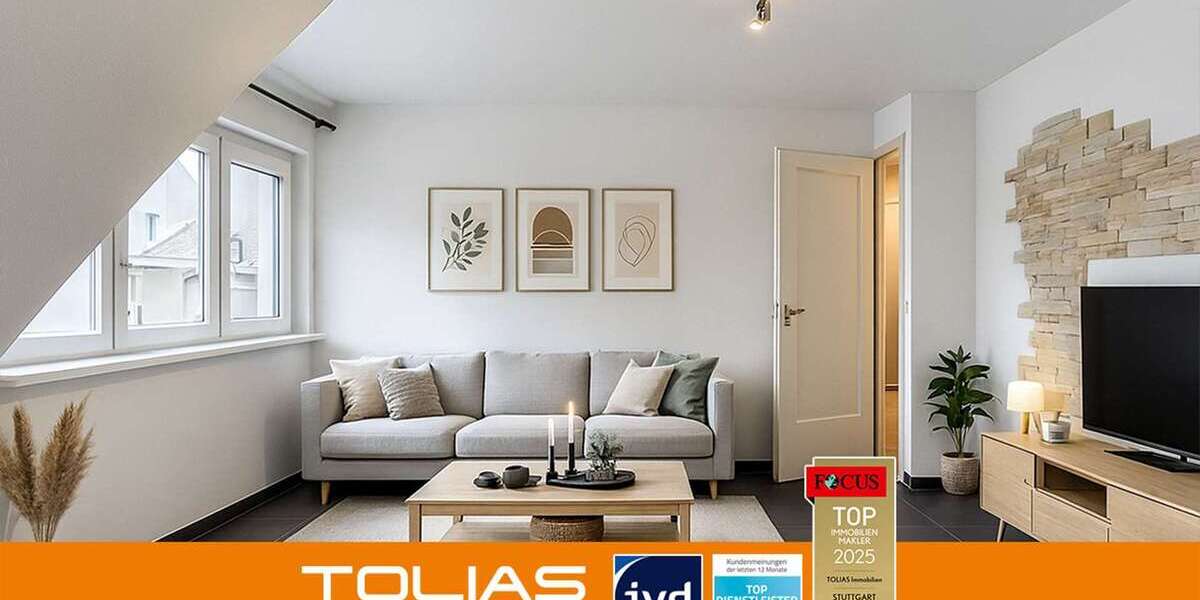 Etagenwohnung Stuttgart Neuwirtshaus - 3 Zimmer, 64 m&sup2;, 240.000&euro; | Angebot:24510354