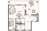 Etagenwohnung Stuttgart Botnang - 2 Zimmer, 79 m&sup2;, 1.100&euro; | Angebot:27587651