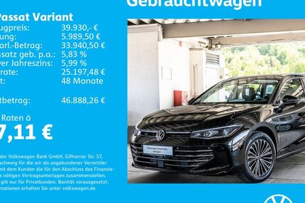 VW Passat Variant 1.505 km 39.430 &euro; Stuttgart-Wangen 70188