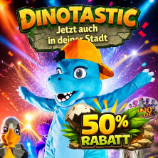 Dinotastic Live! Die Reise zum Feuervulkan 07.11.2026 Kultur- und Kongresszentrum Liederhalle Stuttgart