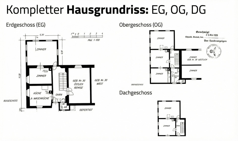 Doppelhaushälfte Lorch - 10 Zimmer, 130 m&sup2;, 179.000&euro; | Angebot:26035772