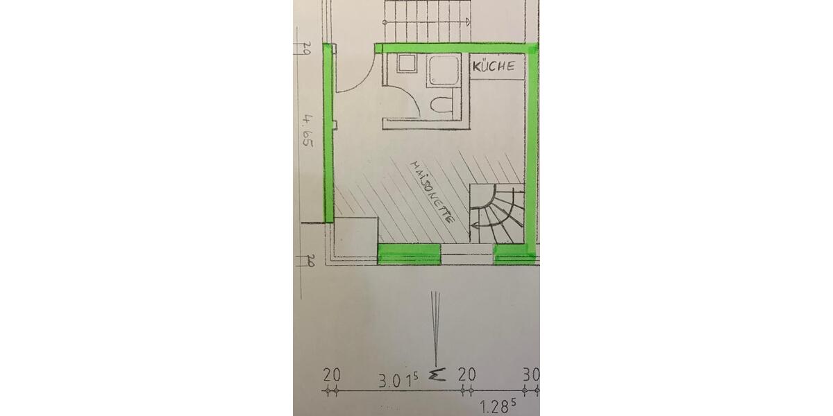 Maisonettenwohnung Nürtingen - 2 Zimmer, 35 m&sup2;, 700&euro; | Angebot:25886763