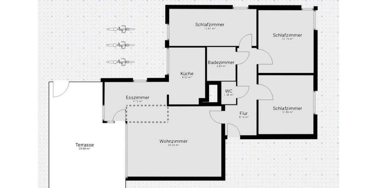 Erdgeschoßwohnung Esslingen am Neckar Brühl - 4 Zimmer, 94 m&sup2;, 440.000&euro; | Angebot:25051806