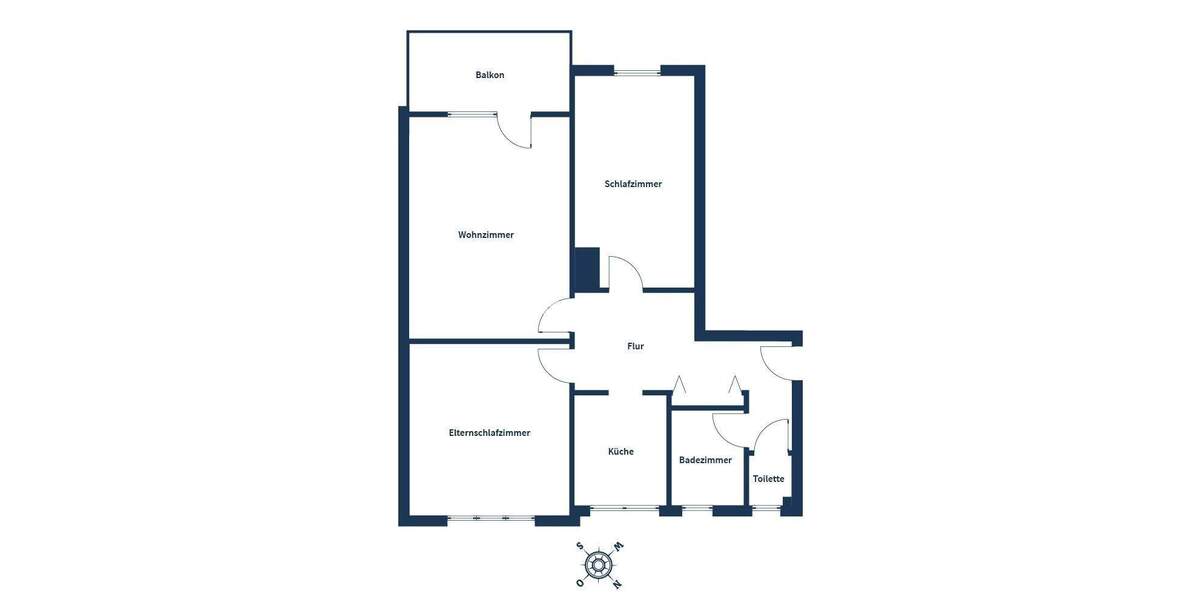Etagenwohnung Stuttgart Untertürkheim - 3 Zimmer, 78 m&sup2;, 254.000&euro; | Angebot:25798409