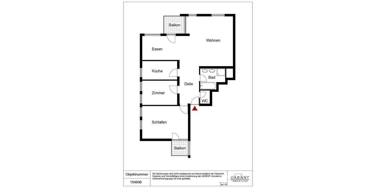 Etagenwohnung Stuttgart Kaltental - 3 Zimmer, 95 m&sup2;, 395.000&euro; | Angebot:25707792