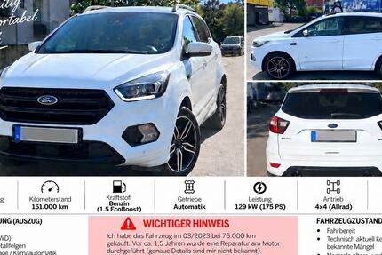 Ford Kuga 151.000 km 9.500 &euro; Korntal-Münchingen 70825