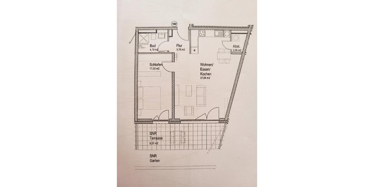 Etagenwohnung Reichenbach an der Fils - 2 Zimmer, 74 m&sup2;, 980&euro; | Angebot:25781810