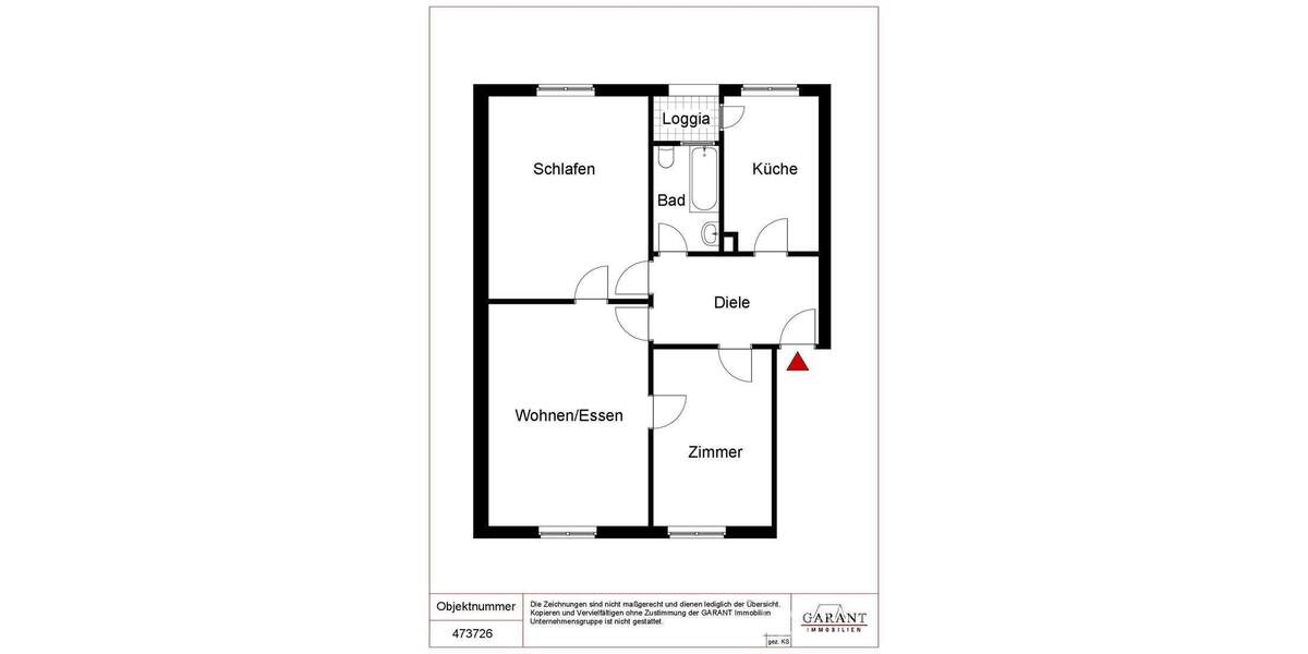 Etagenwohnung Stuttgart Ost - 3 Zimmer, 66 m&sup2;, 225.000&euro; | Angebot:25707804