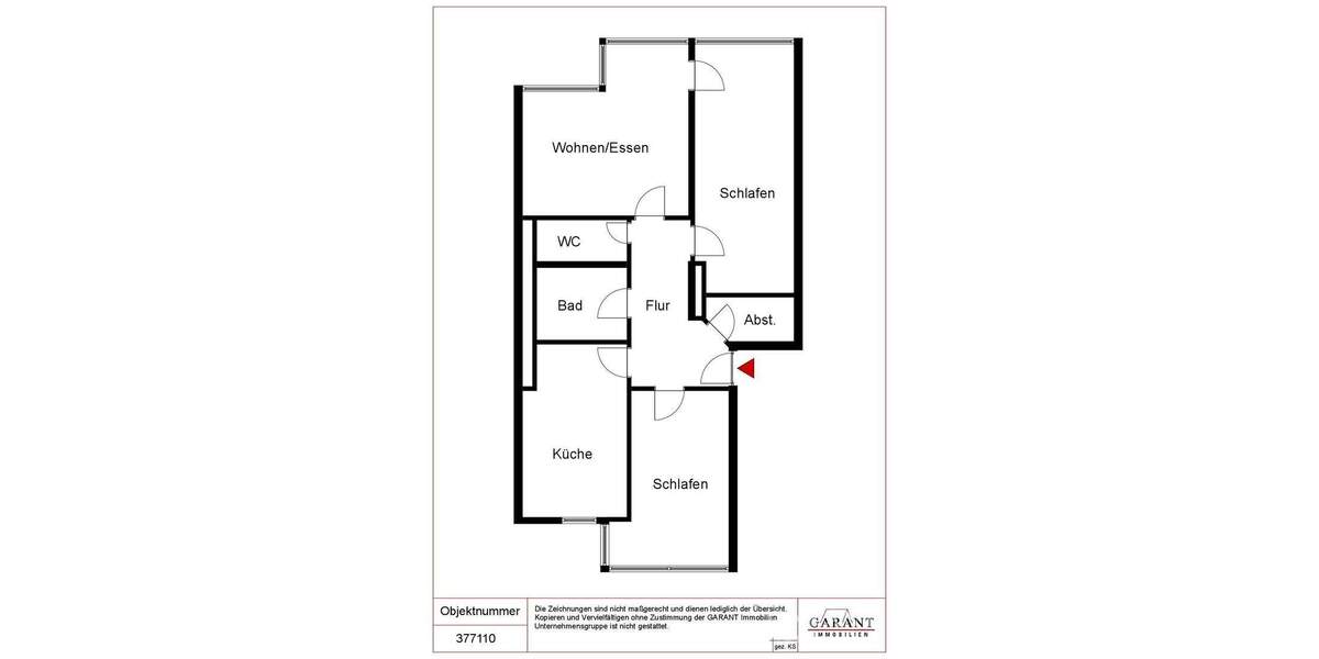 Etagenwohnung Böblingen - 3 Zimmer, 93 m&sup2;, 399.000&euro; | Angebot:25781220