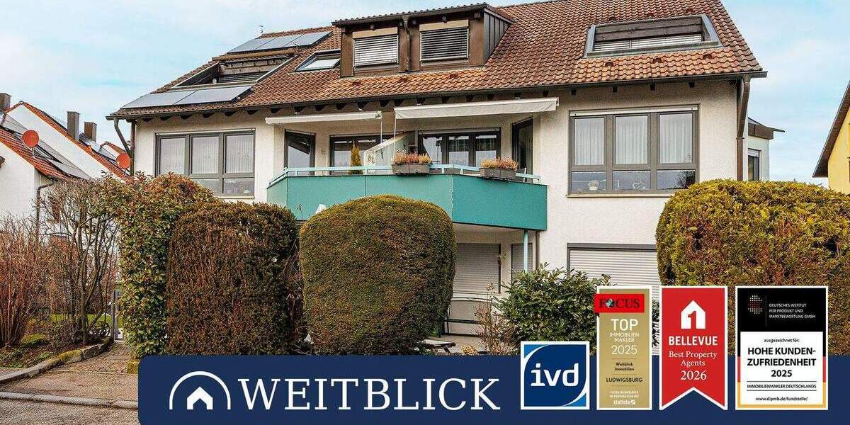 Etagenwohnung Asperg - 2 Zimmer, 52 m&sup2;, 198.000&euro; | Angebot:25698041